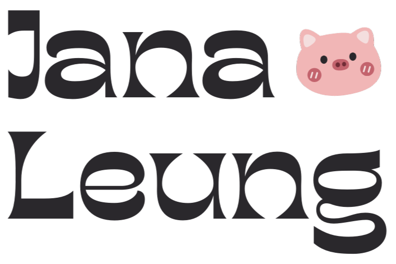 personal logo: my name in the Tan Kindred font with a small pig's face next to my first name (above my last name) .
